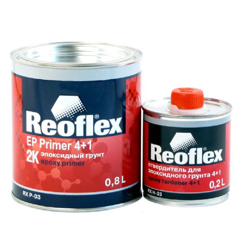 Какой хороший грунт для автомобиля. Reoflex 4+1 грунт 2к. Грунт Reoflex эпоксидный Эпипраймер (0,8+0,2). Эпоксидный грунт Reoflex Ep primer. Грунт реофлекс серый артикул.