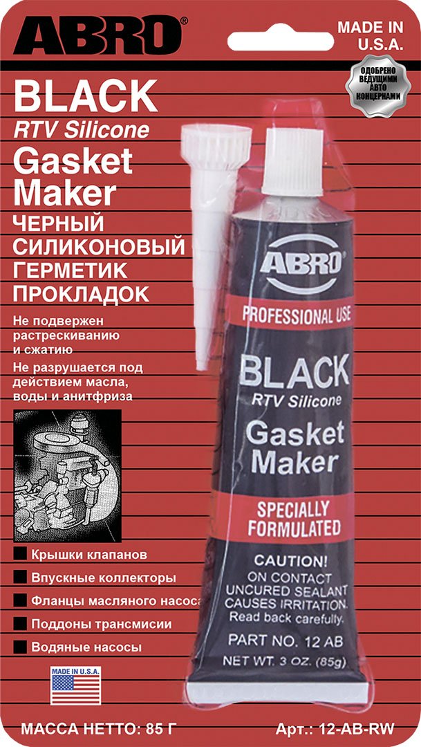 ABRO Герметик прокладок черный 85 г