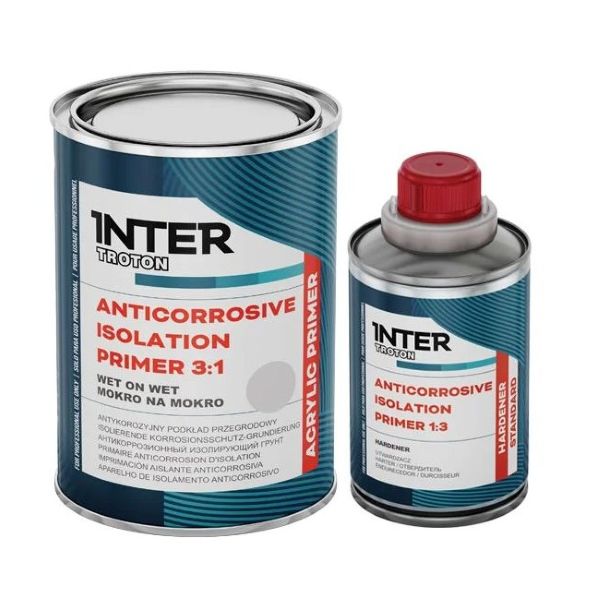 Грунт антикоррозионный TROTON ISOLATION PRIMER 2К 3:1 (0,75 л + 0,25 л) белый