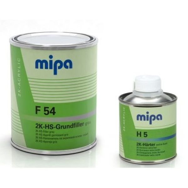 MIPA 2K F54 Grundfiller HS Грунт-выравниватель 4+1 белый 1л+0,25л