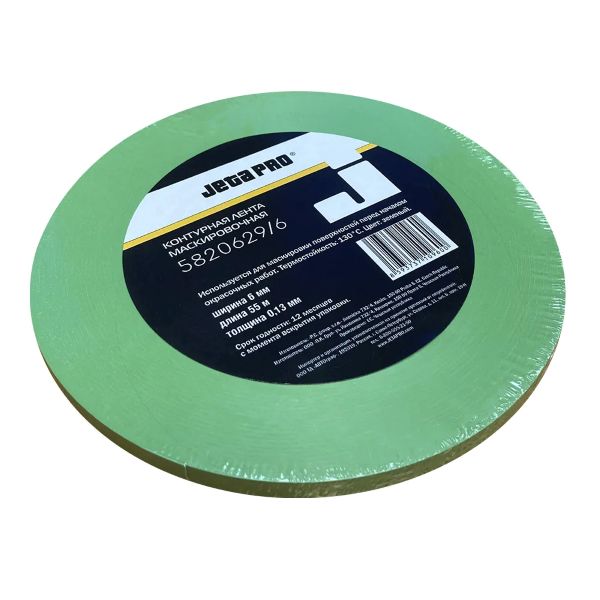 JETA PRO Лента контурная для автомобиля зеленая 0,15мм х 6мм x 55м